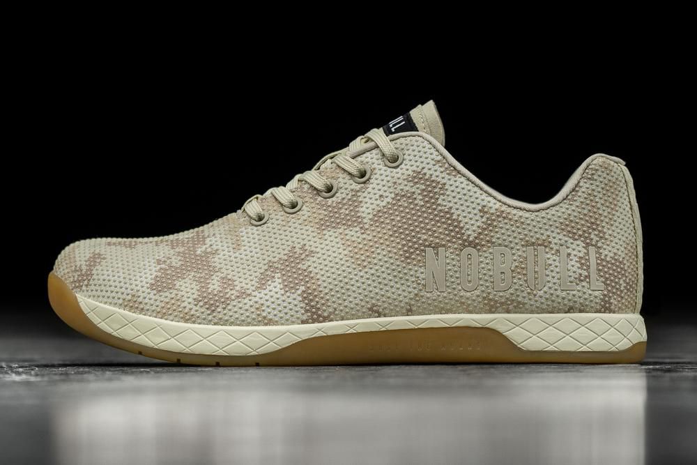 NOBULL Men's Training Shoes - Limestone Camo - Ireland (6235KJLHB)